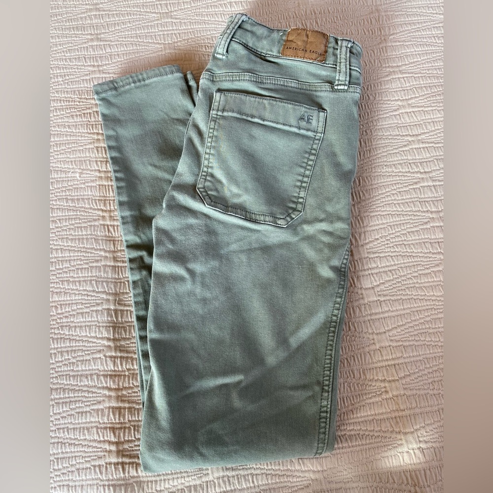 Green American Eagle jeans